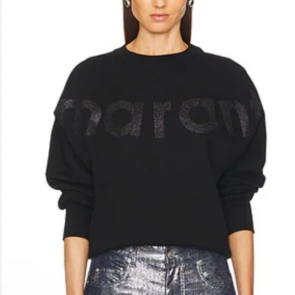 Isabel Marant ETOILE Black Logo Sweatshirt
Houston metallic Revolve FWRD M 6 - Picture 1 of 11